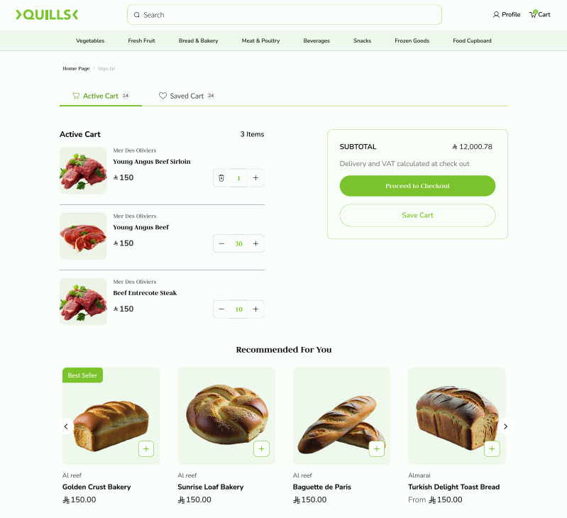 Quills Payment Integration Dashboard